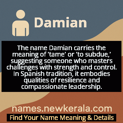 Damian Name Meaning and Origin