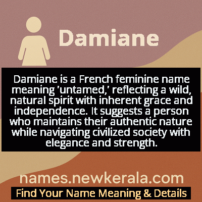Damiane Name Meaning and Origin
