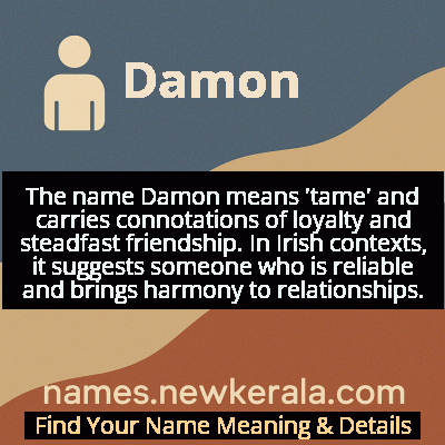 Damon Name Meaning and Origin