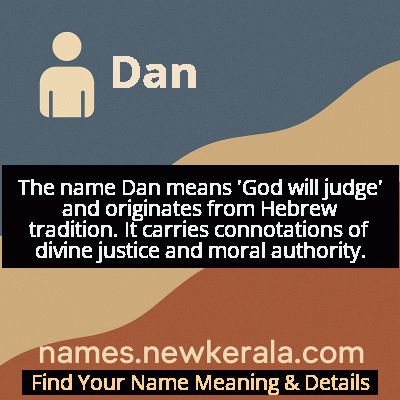 Dan Name Meaning and Origin