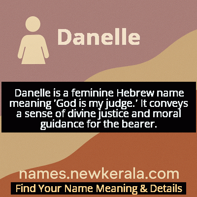 Danelle Name Meaning and Origin