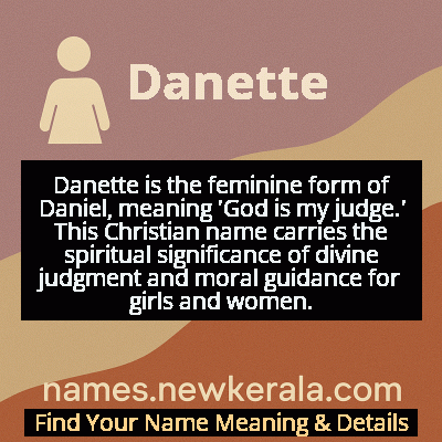 Danette Name Meaning and Origin