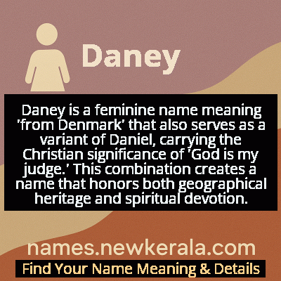 Daney Name Meaning and Origin
