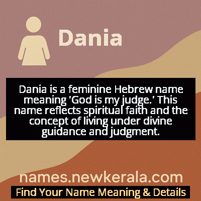 Dania Name Meaning and Origin