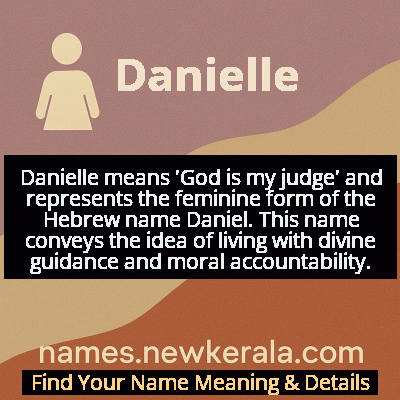 Danielle Name Meaning and Origin