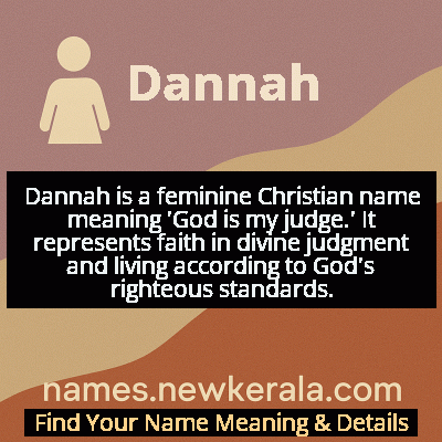 Dannah Name Meaning and Origin