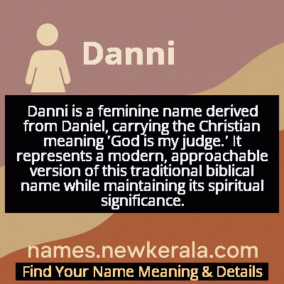 Danni Name Meaning and Origin