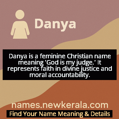 Danya Name Meaning and Origin