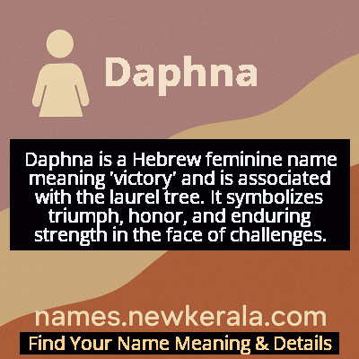 Daphna Name Meaning and Origin
