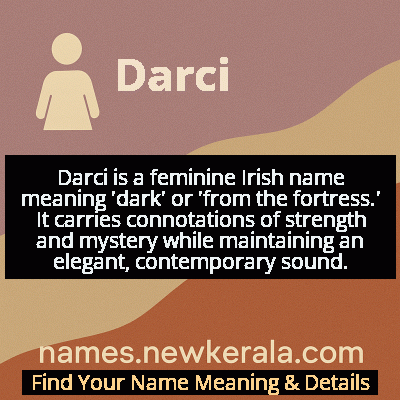 Darci Name Meaning and Origin