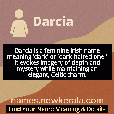 Darcia Name Meaning and Origin