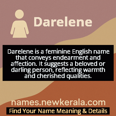 Darelene Name Meaning and Origin