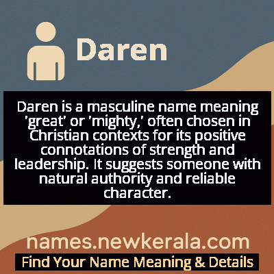 Daren Name Meaning and Origin