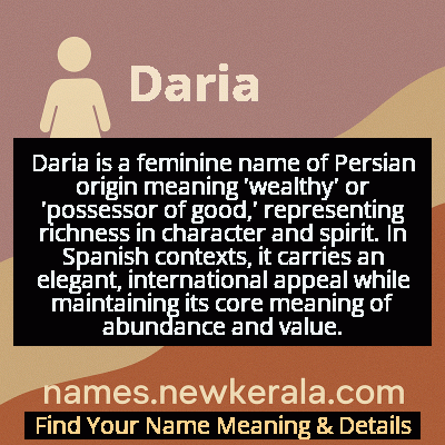 Daria Name Meaning and Origin