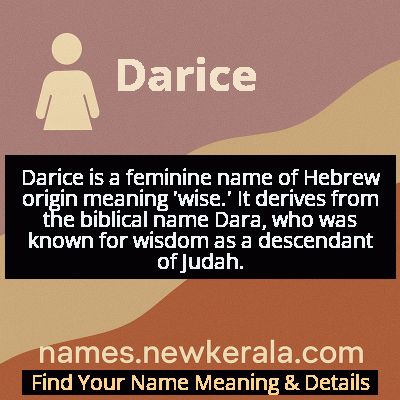 Darice Name Meaning and Origin