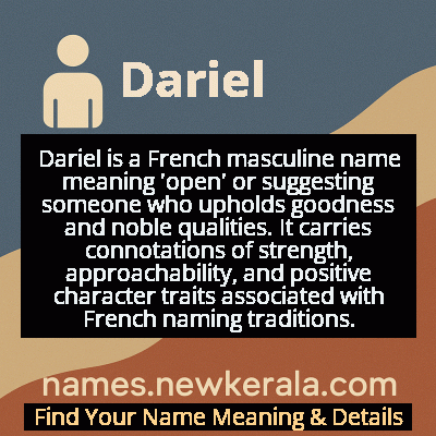 Dariel Name Meaning and Origin