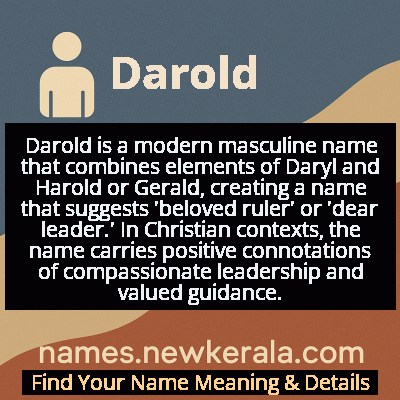 Darold Name Meaning and Origin
