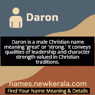 Daron Name Meaning and Origin