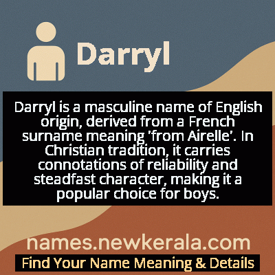 Darryl Name Meaning and Origin