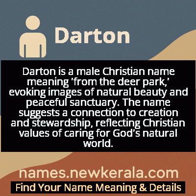 Darton Name Meaning and Origin