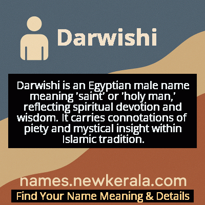 Darwishi Name Meaning and Origin