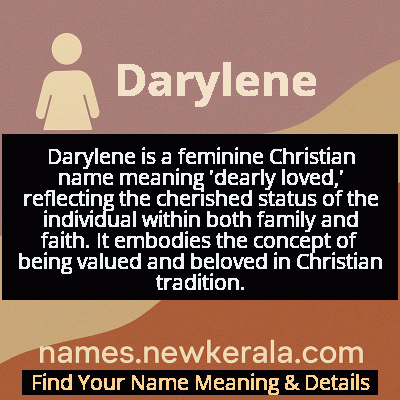 Darylene Name Meaning and Origin