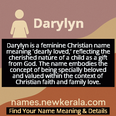 Darylyn Name Meaning and Origin