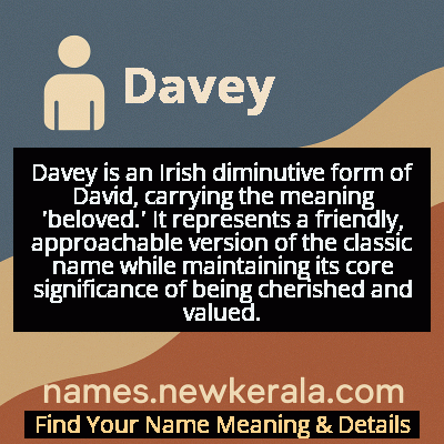Davey Name Meaning and Origin