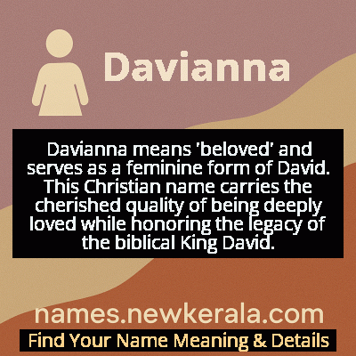 Davianna Name Meaning and Origin