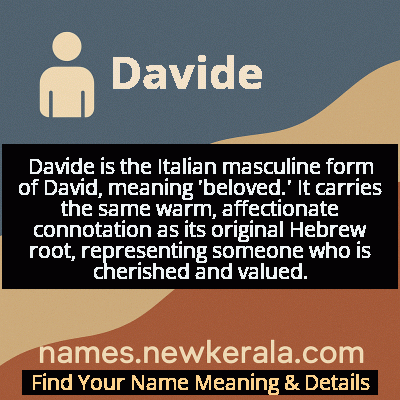 Davide Name Meaning and Origin