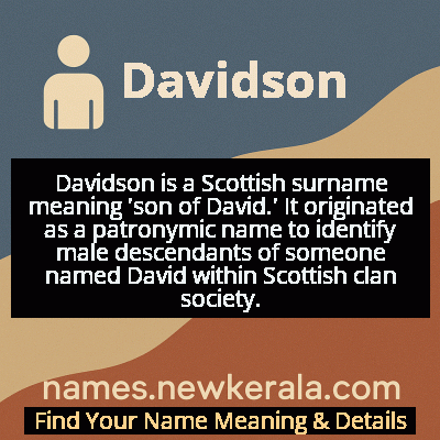 Davidson Name Meaning and Origin