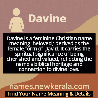 Davine Name Meaning and Origin