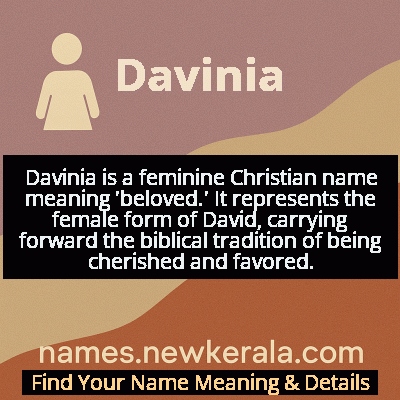 Davinia Name Meaning and Origin