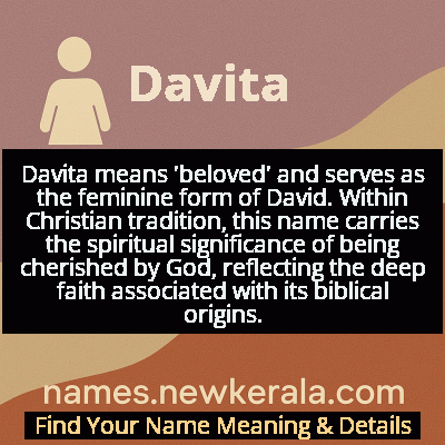 Davita Name Meaning and Origin