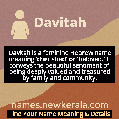 Davitah Name Meaning and Origin