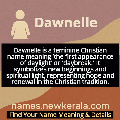 Dawnelle Name Meaning and Origin