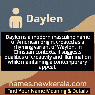 Daylen Name Meaning and Origin