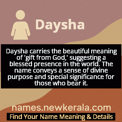 Daysha Name Meaning and Origin
