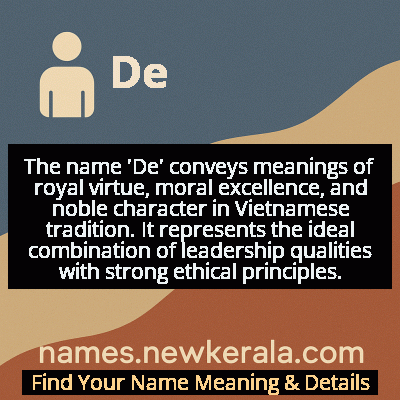 De Name Meaning and Origin