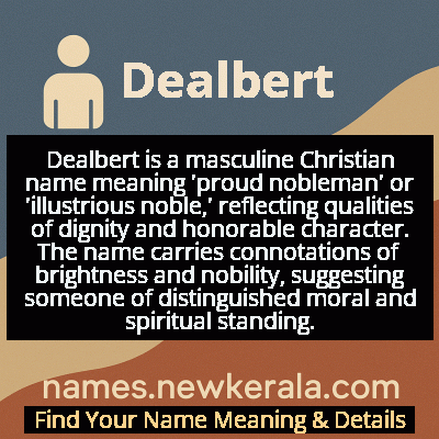 Dealbert Name Meaning and Origin