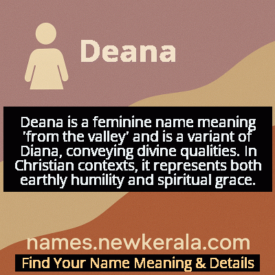 Deana Name Meaning and Origin