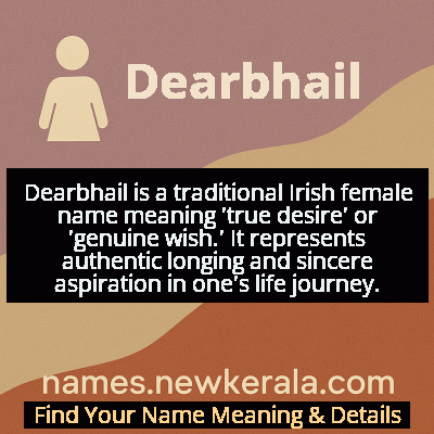 Dearbhail Name Meaning and Origin