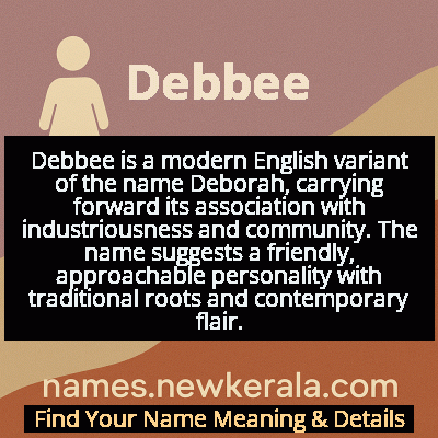 Debbee Name Meaning and Origin