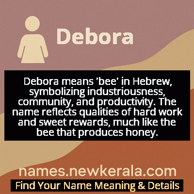 Debora Name Meaning and Origin