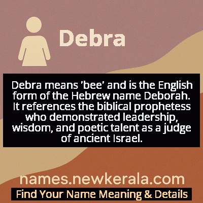 Debra Name Meaning and Origin