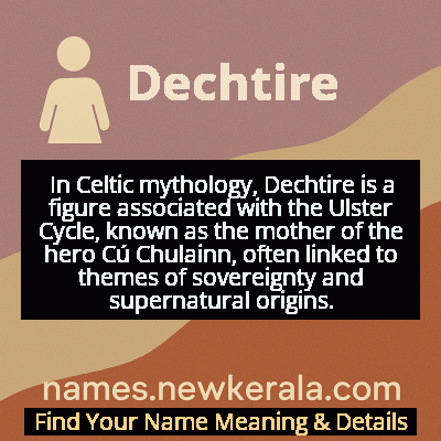 Dechtire Name Meaning and Origin