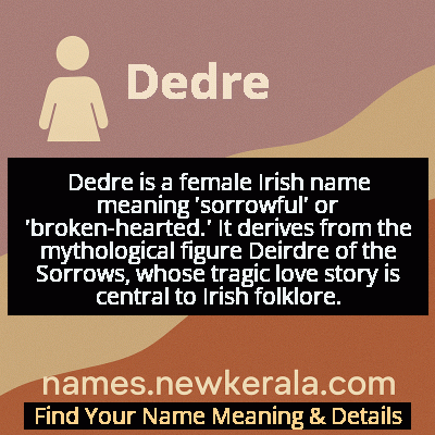 Dedre Name Meaning and Origin