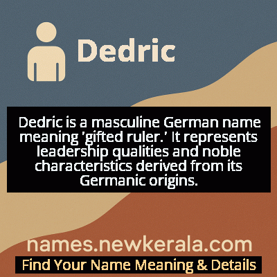 Dedric Name Meaning and Origin