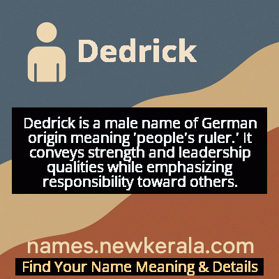 Dedrick Name Meaning and Origin