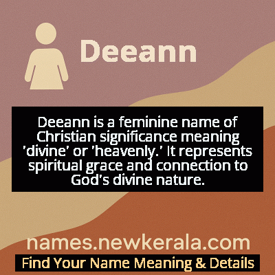 Deeann Name Meaning and Origin